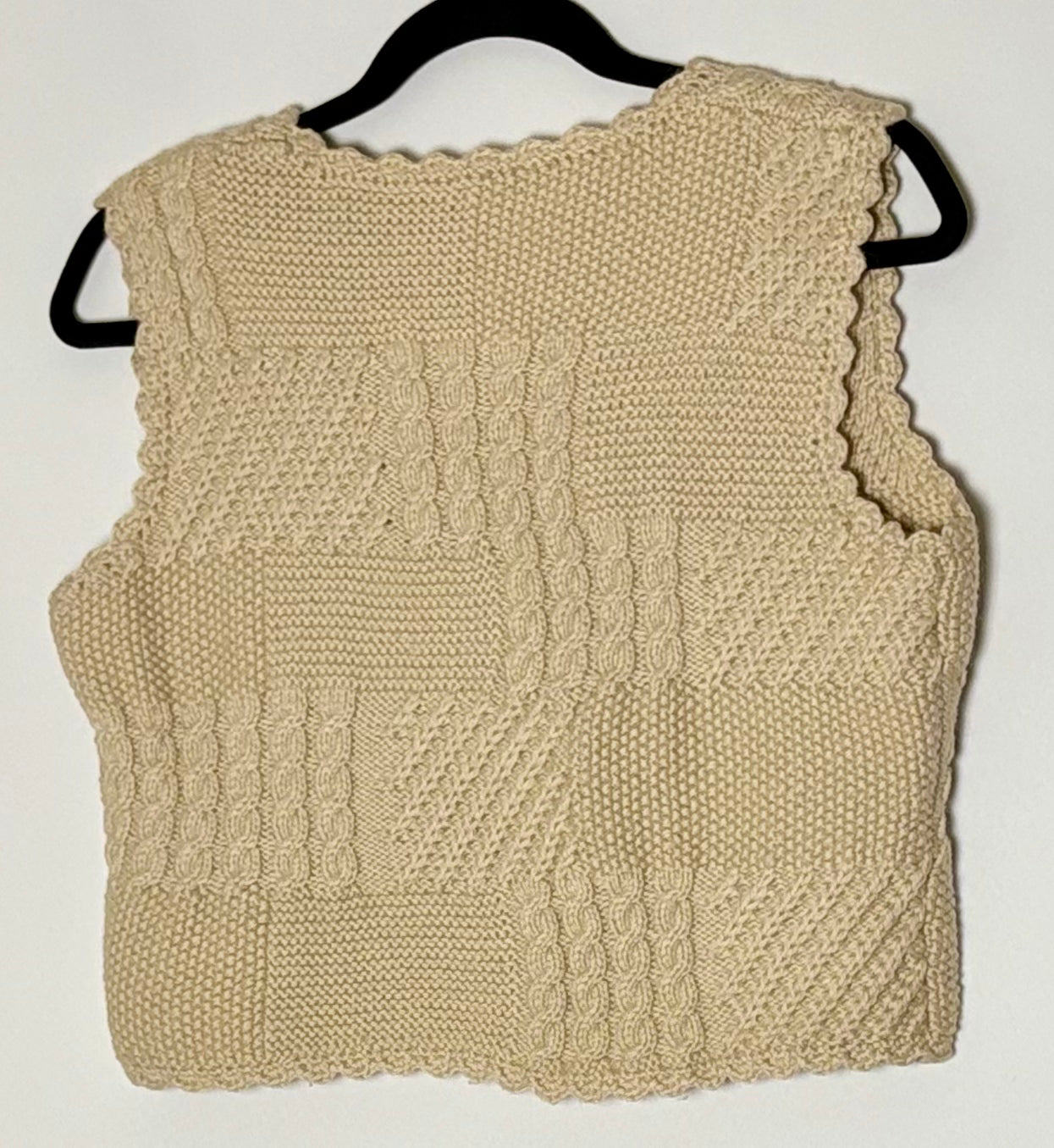 Vintage stutt vesti (M)