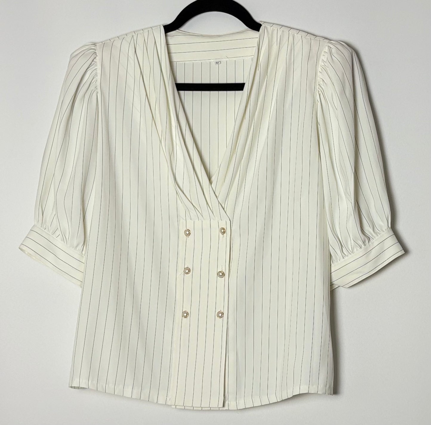Vintage stutterma blússa (L)
