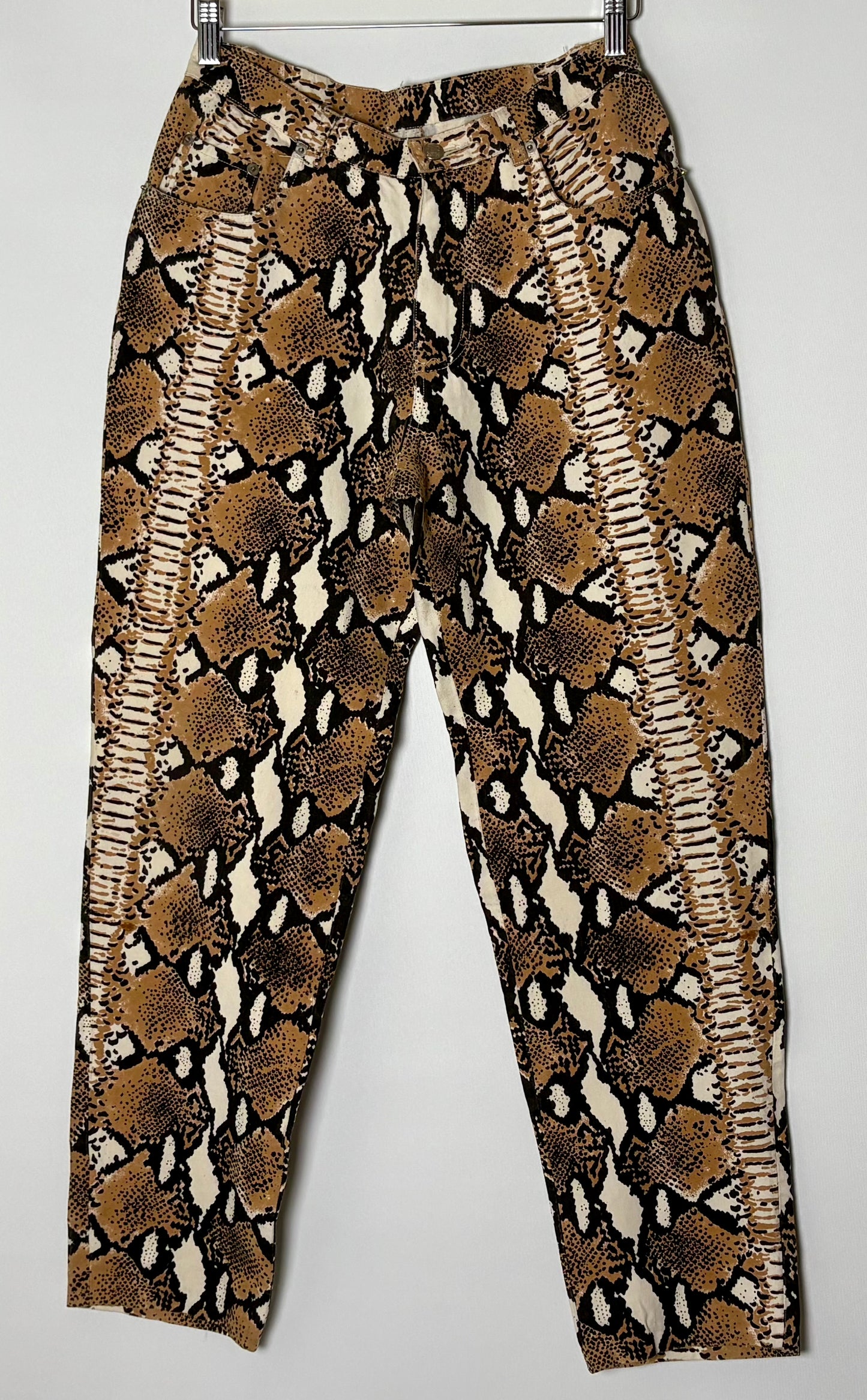 Snakeprint gallabuxur (S/M)