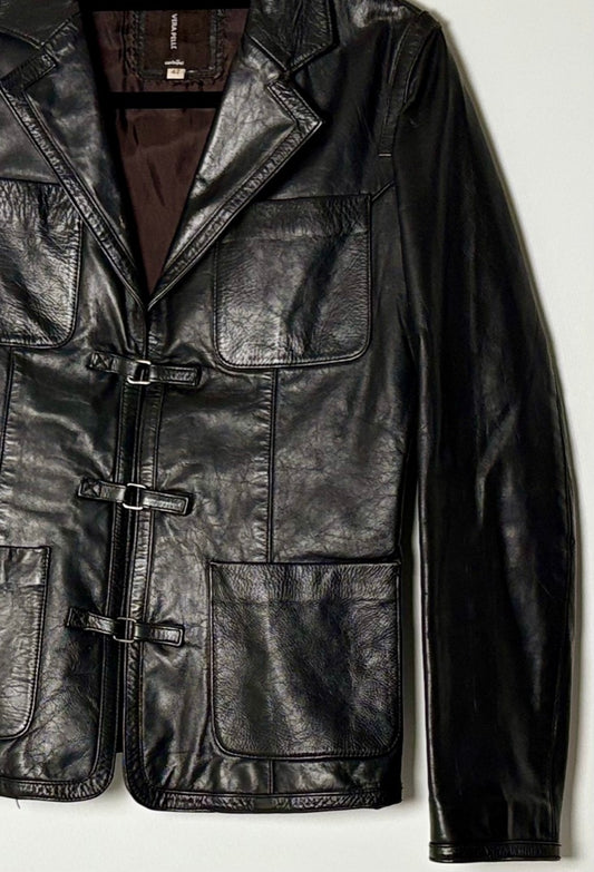 Conbipel leðurjakki (M)