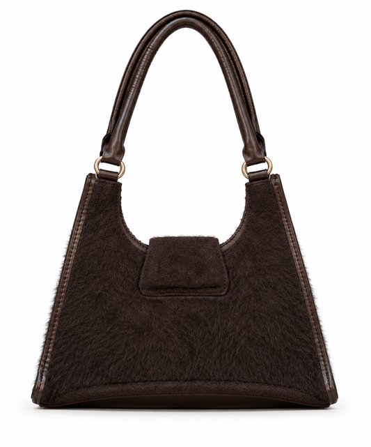 Brún vintage taska