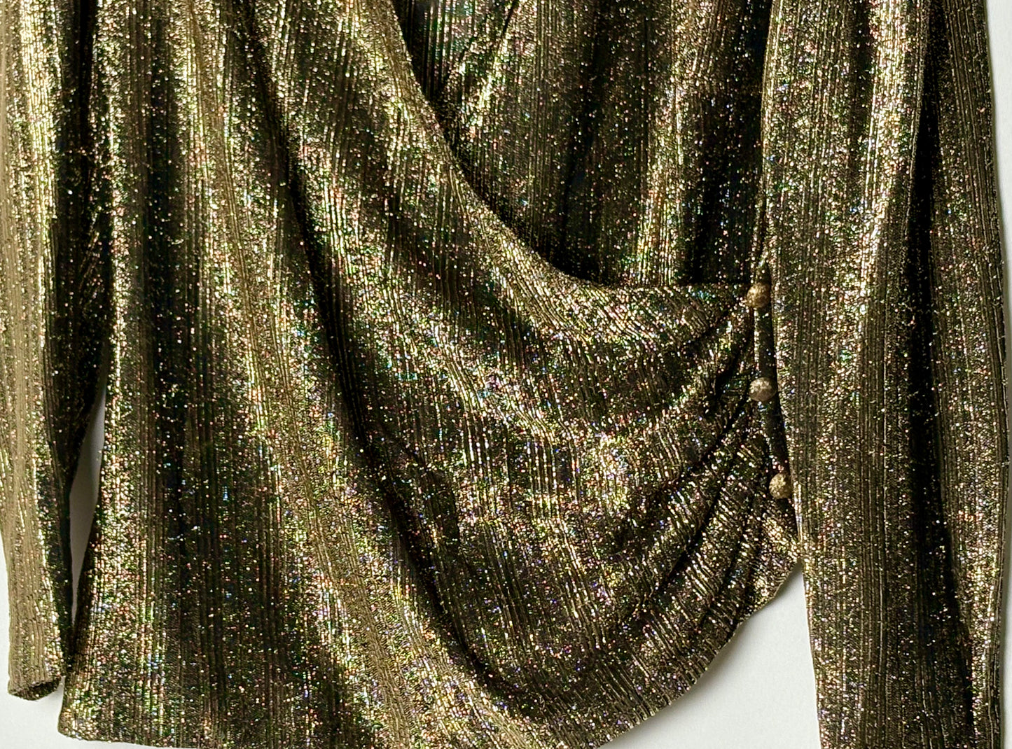 Vintage glimmertoppur (S/M)