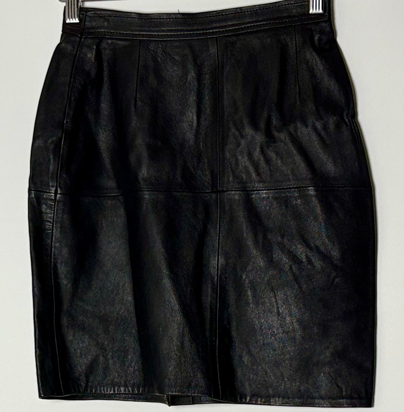 Vintage leðurpils (S/M)