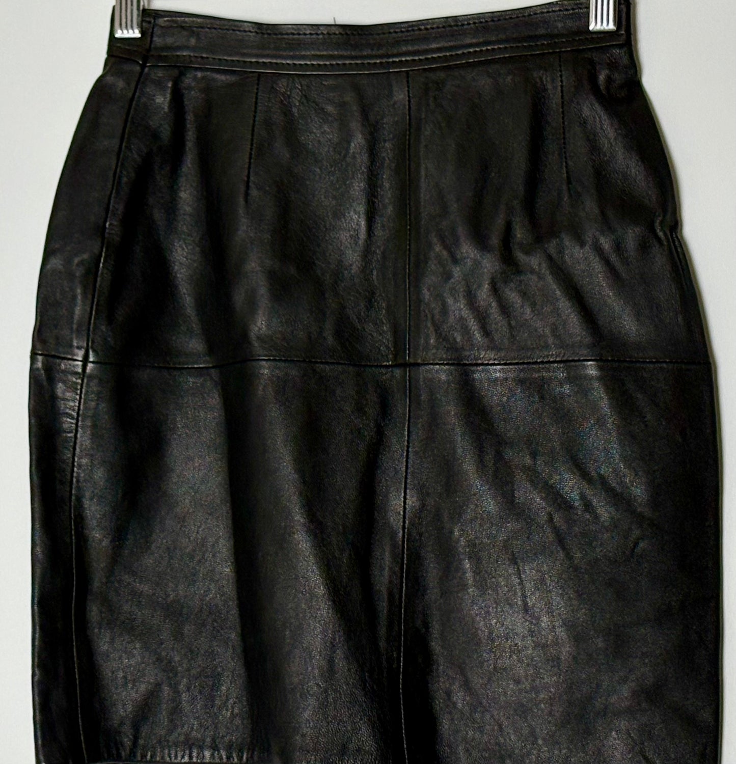 Vintage leðurpils (S/M)