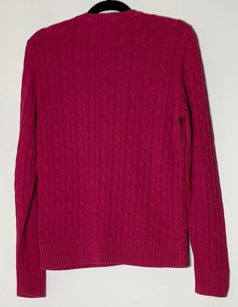 Tommy Hilfiger kaðlapeysa (XL)