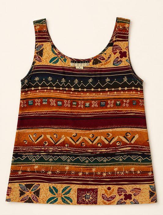 NY Studio silk top (S)