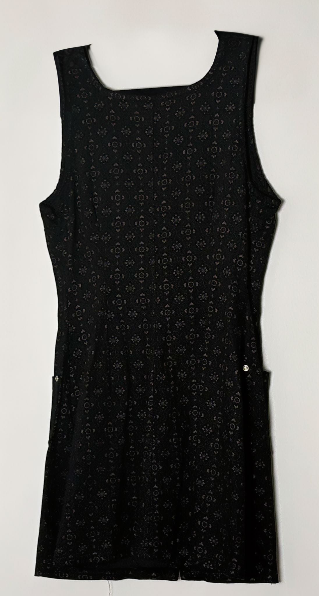 Vintage ermalaus kjóll (M)