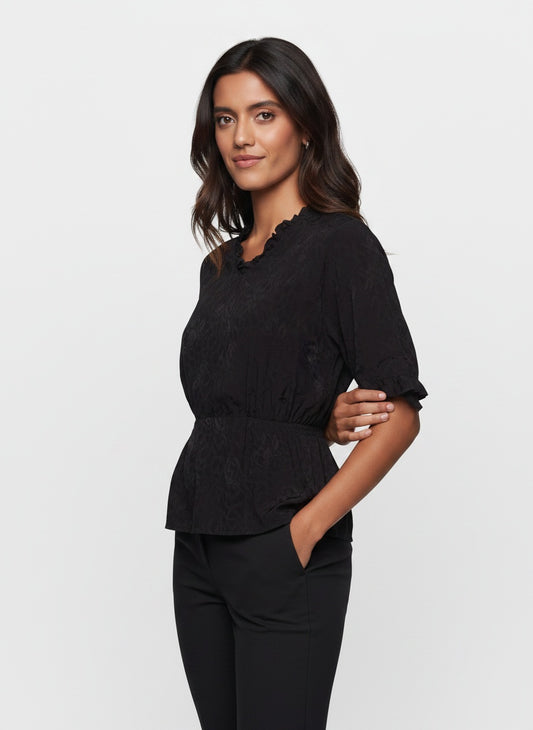 Paisley patterned blouse (S)