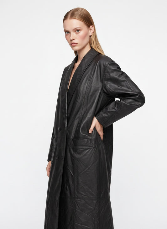 D.A.N.Y. leðurfrakkki (M-XL)