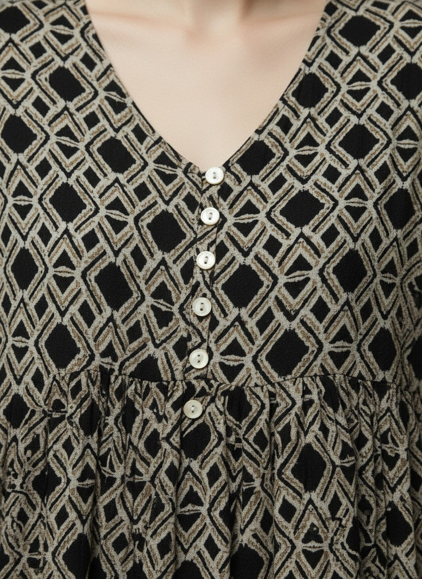 Detail shot of La Cicogna kjóll (M)