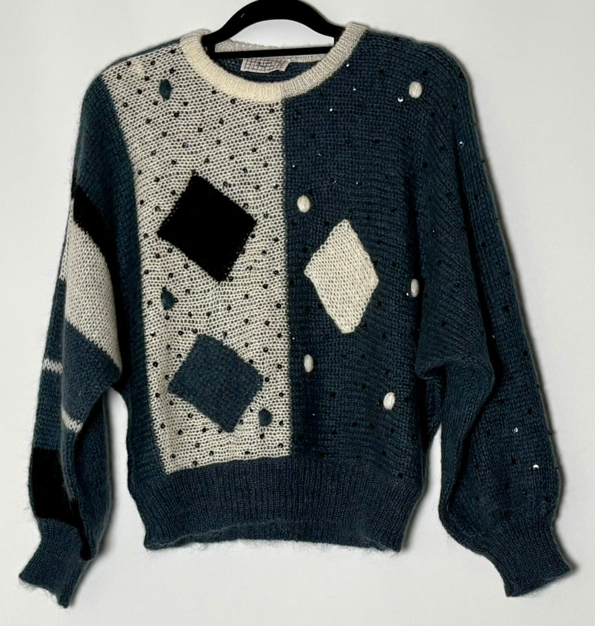Vintage Mohair peysa (M)