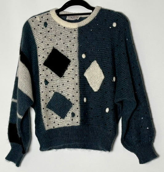 Vintage Mohair peysa (M)