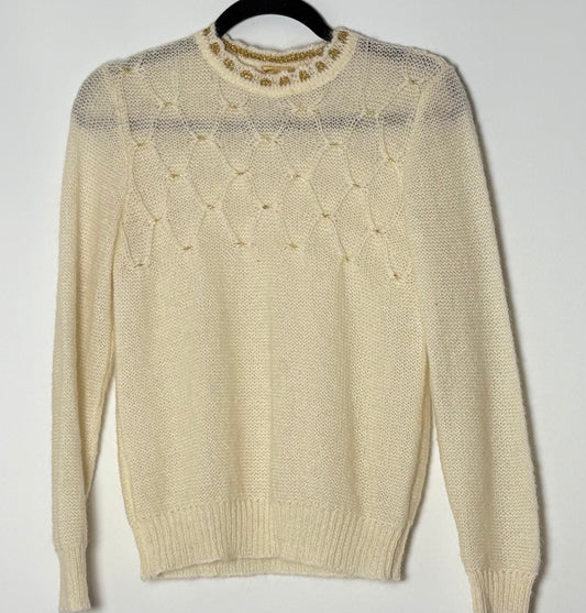 Vintage ullarpeysa (S)