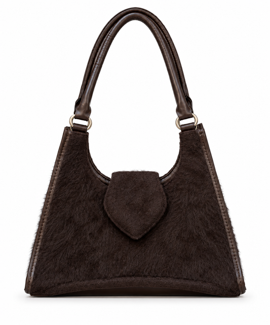 Brún vintage taska