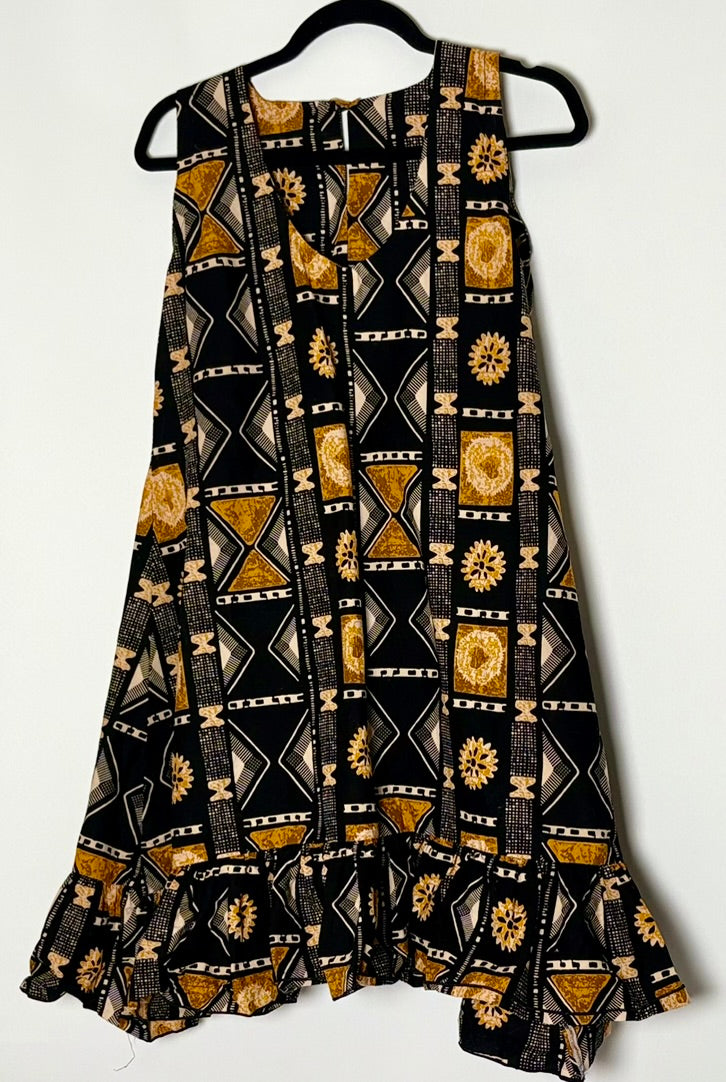 Vintage ermalaus kjóll (M)