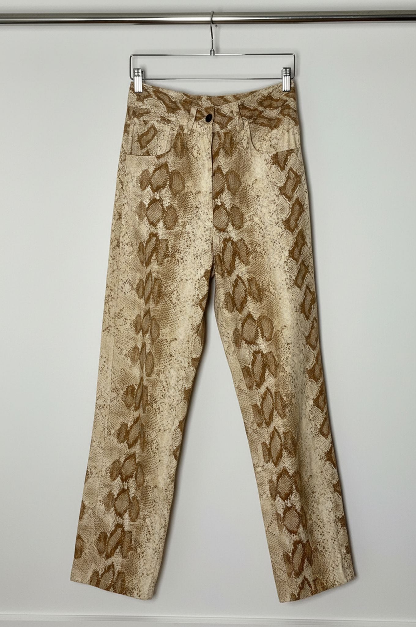 Vintage snakeprint buxur (M)