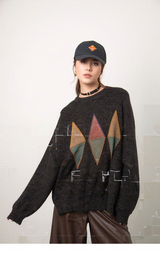 Vintage ullarpeysa (L)