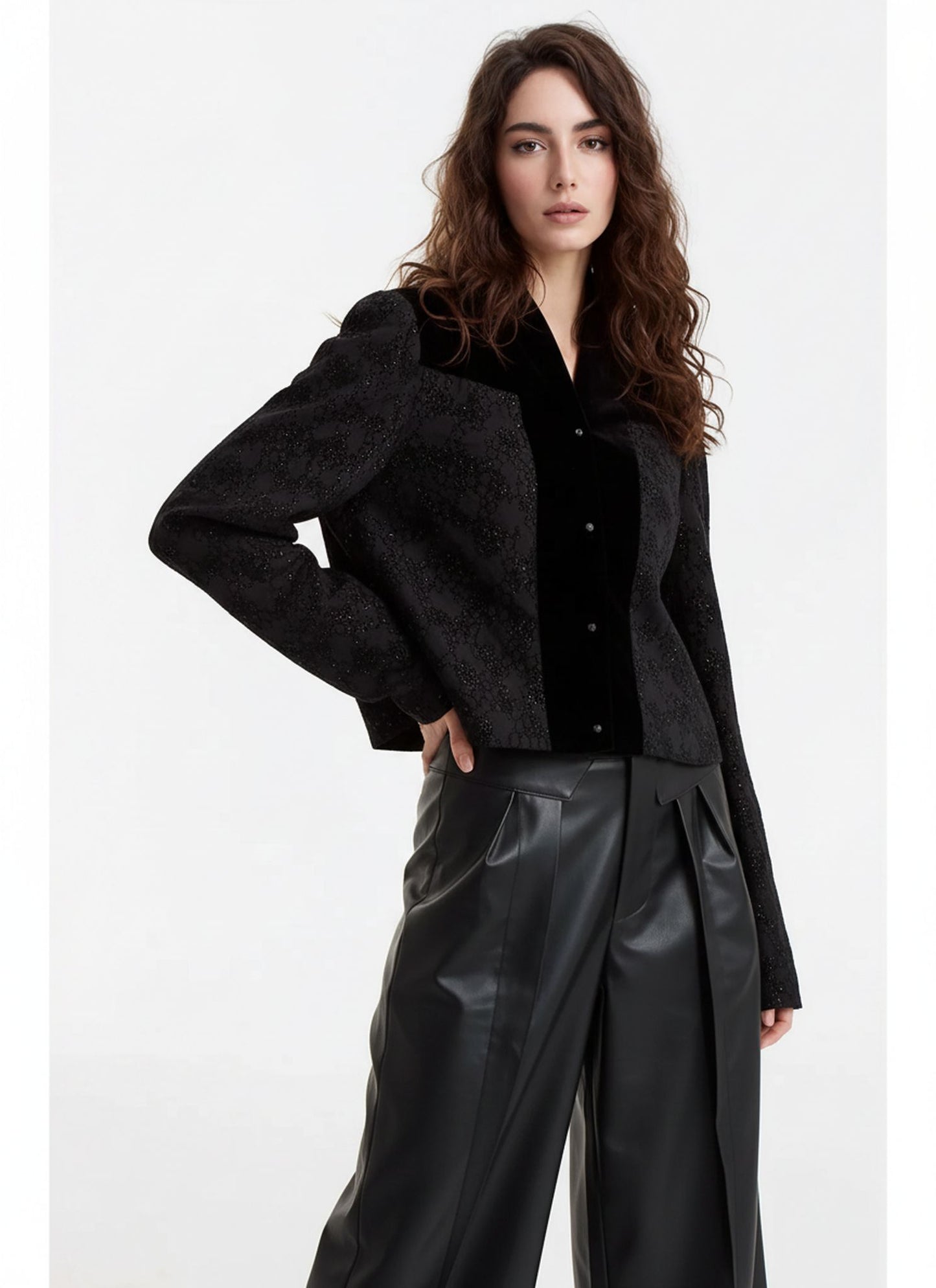 Vintage bolero jakki/skyrta (M-L)