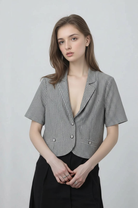 Leslie Fay toppur (M)