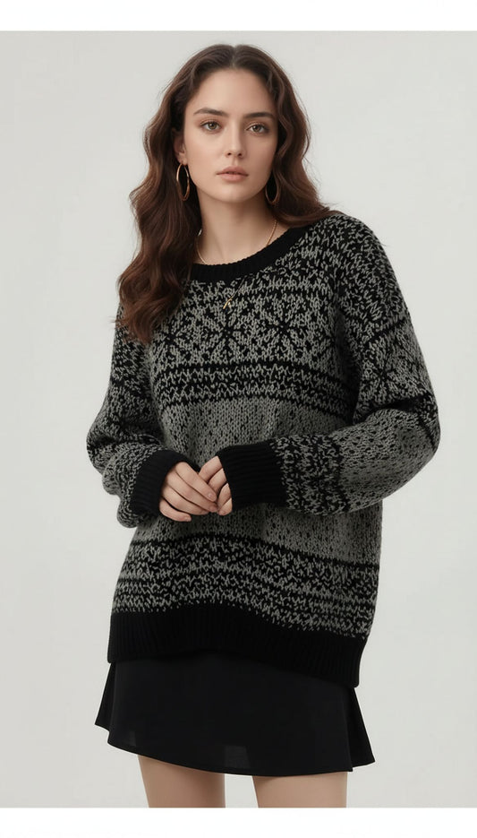 Handprjónuð peysa (L/XL)