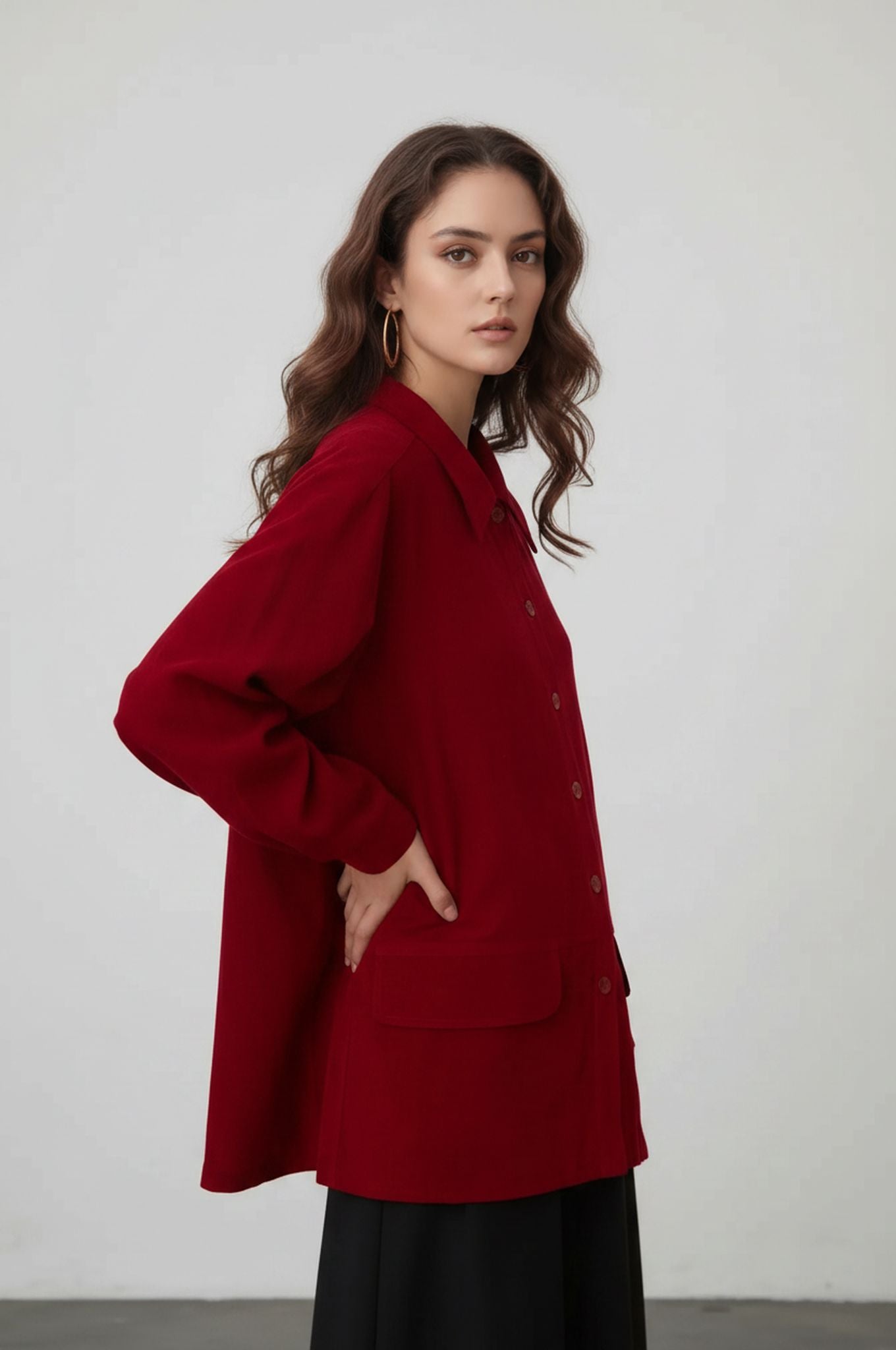 Vintage skyrtujakki (M/L)