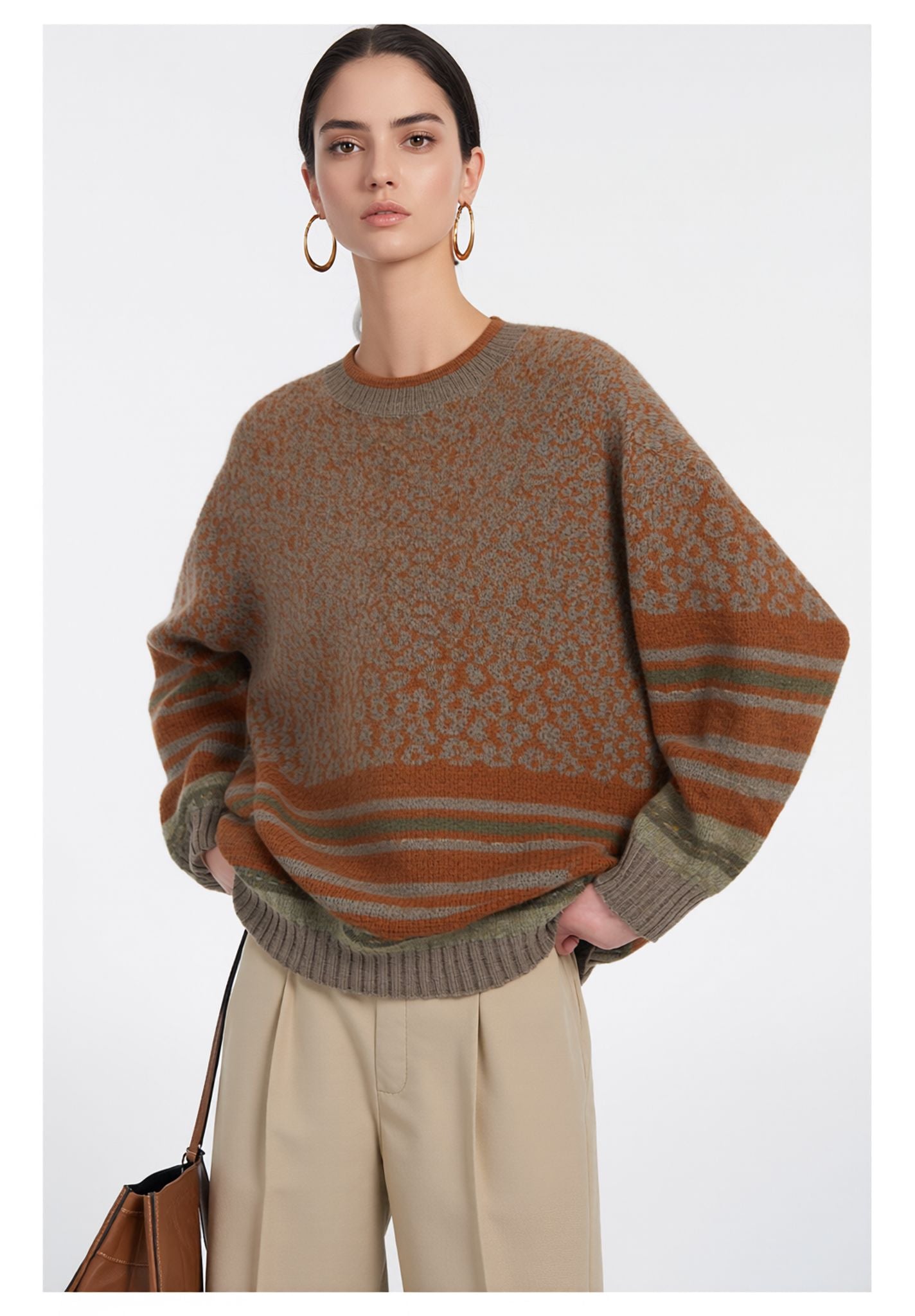 Stefanel ullarpeysa (L/XL)