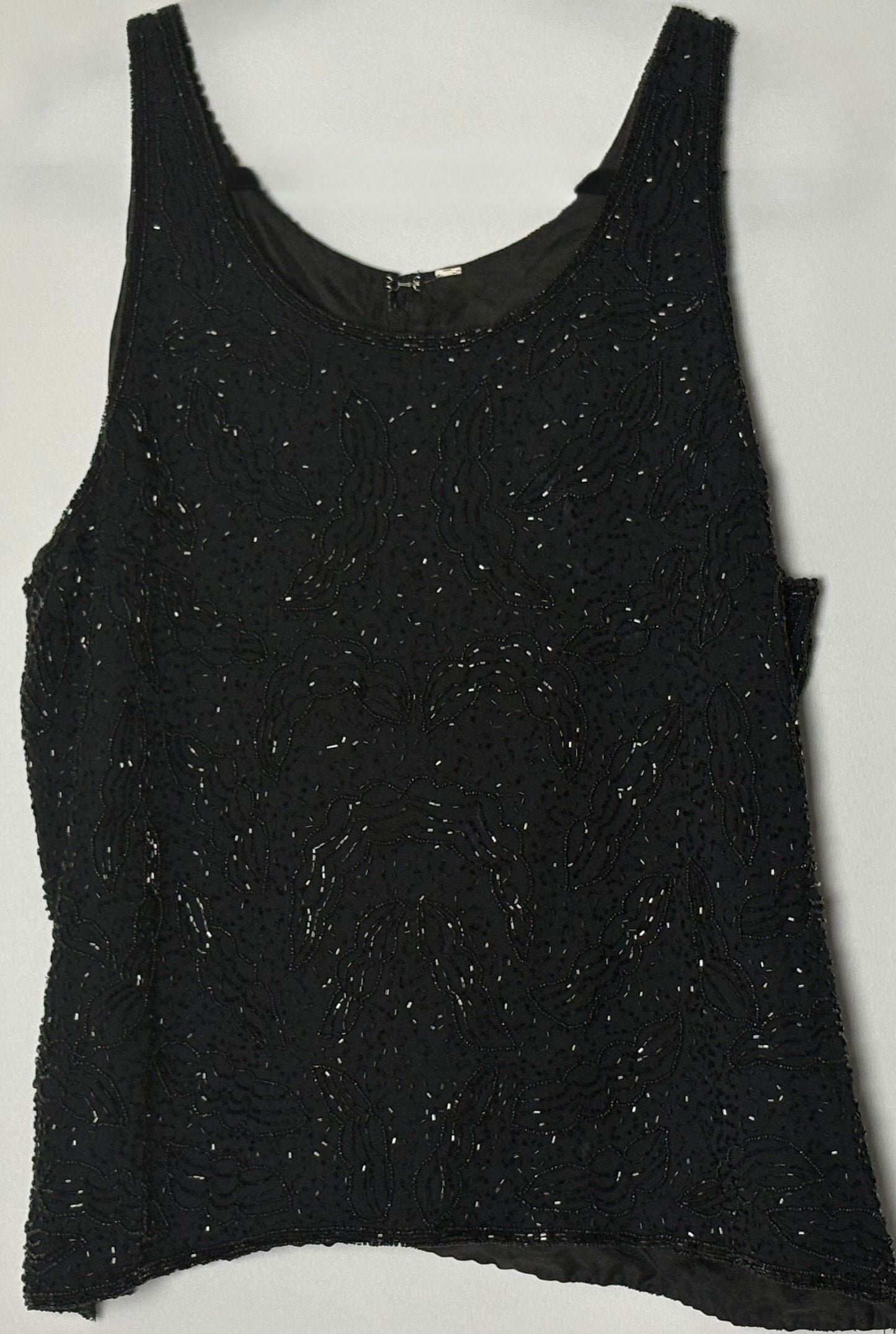 Vintage perlusaumaður toppur (L-XL)