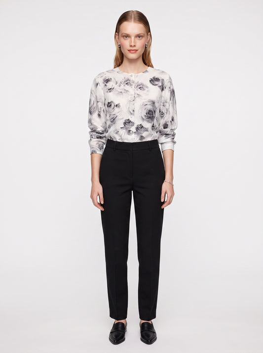 Short floral shirt (M)