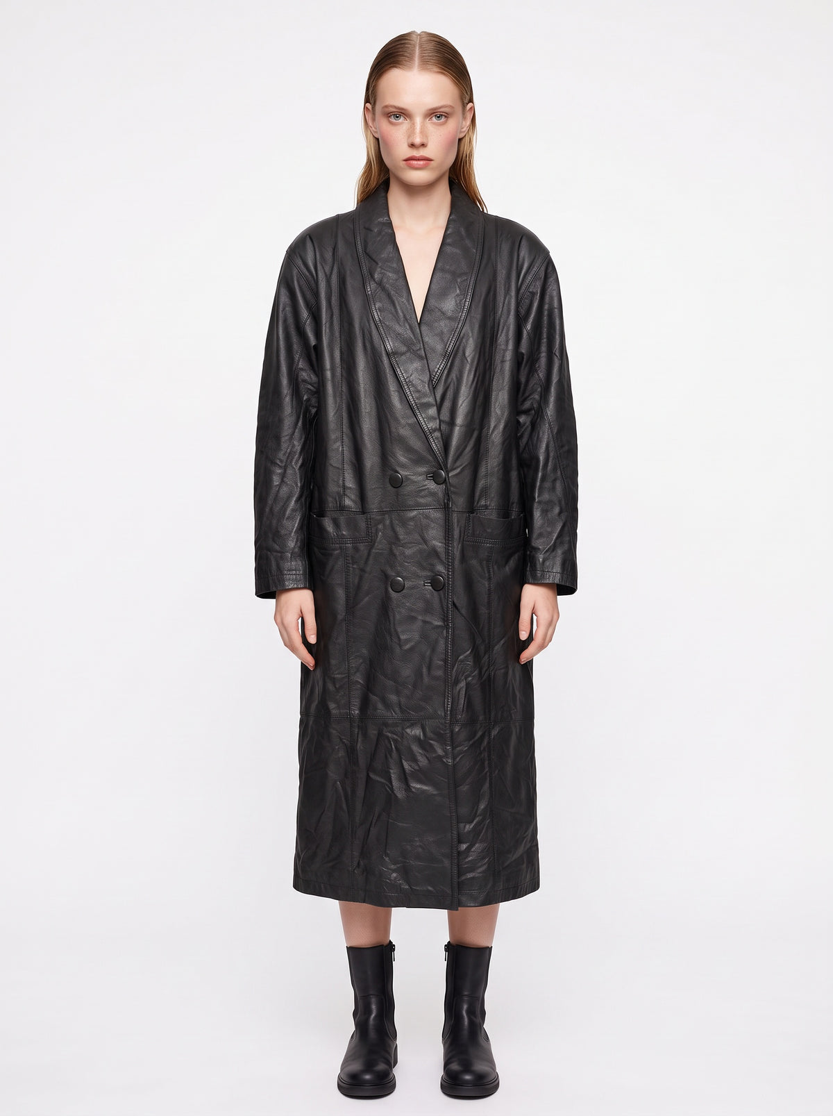 D.A.N.Y. leðurfrakkki (M-XL)