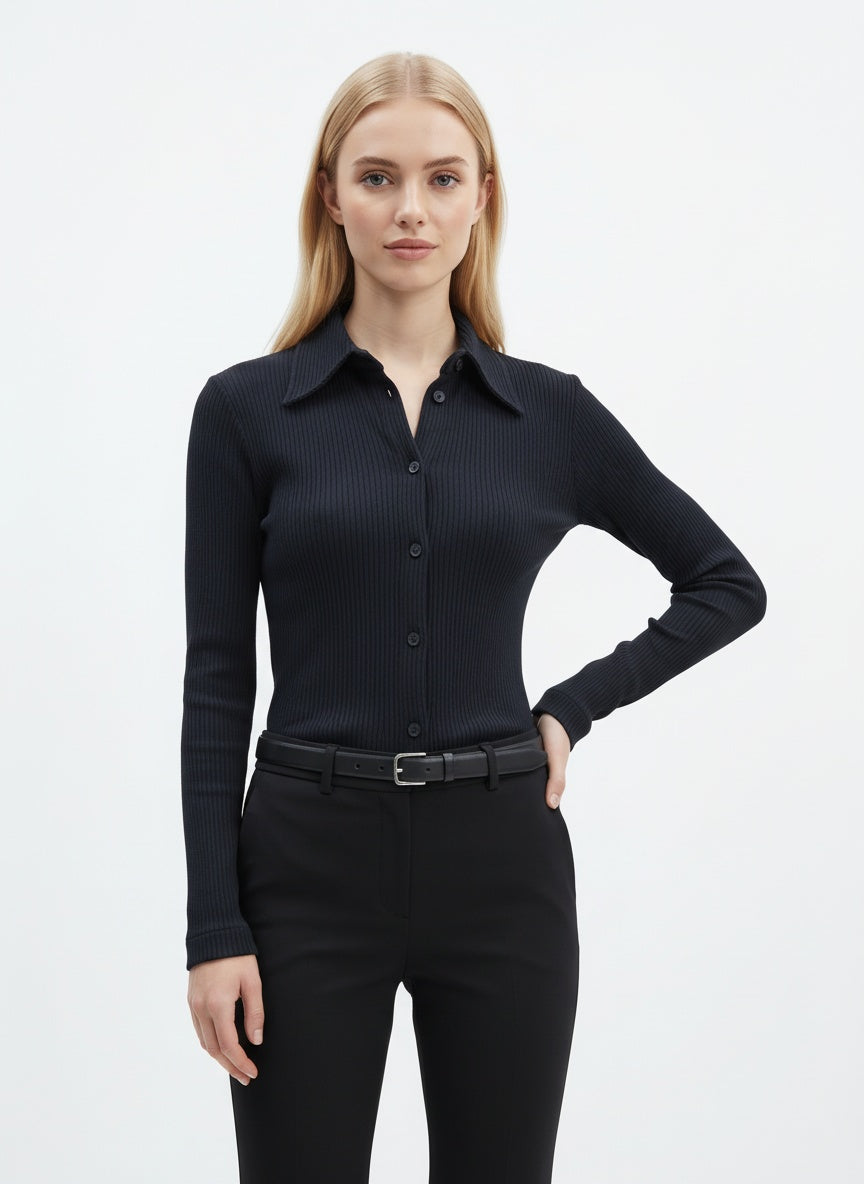 Svartur vintage toppur (M)