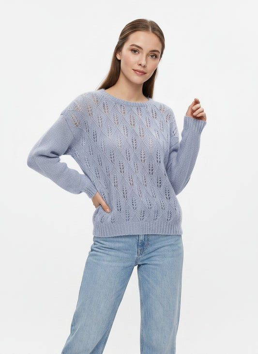 Light blue wool sweater (L)