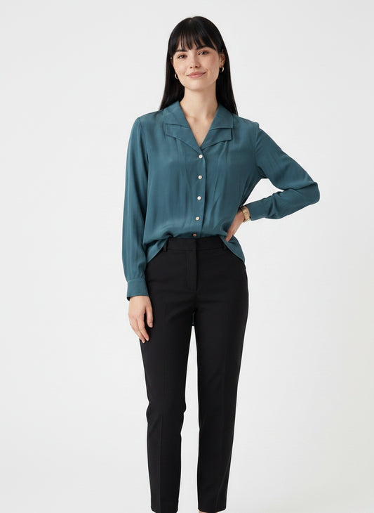 Blue vintage blouse (M/L)
