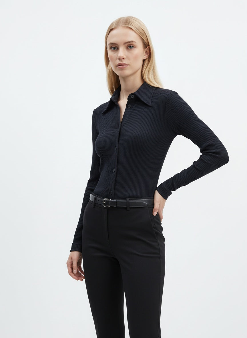Svartur vintage toppur (M)