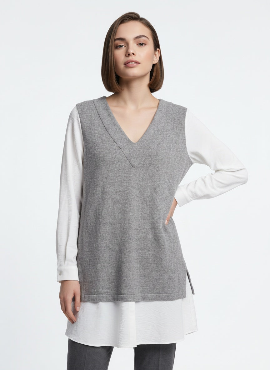 DKNY skyrtupeysa (L)