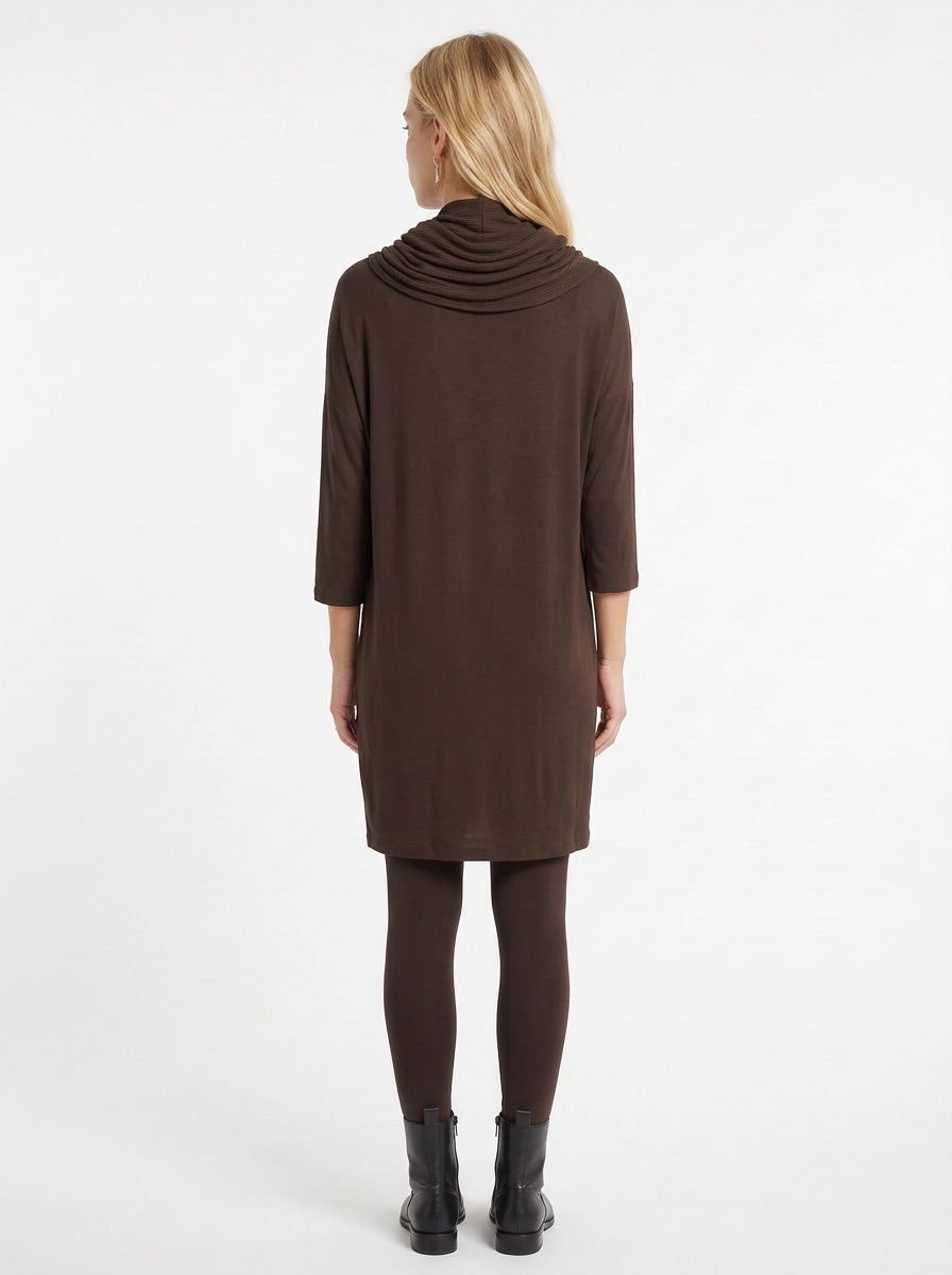 Ralph Lauren kjóll í súkkulaðibrúnu (M)