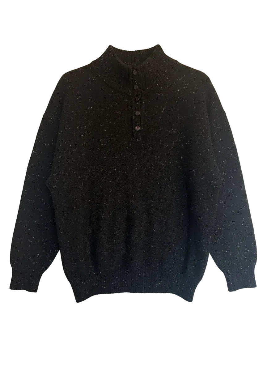 Vintage svört peysa (M)