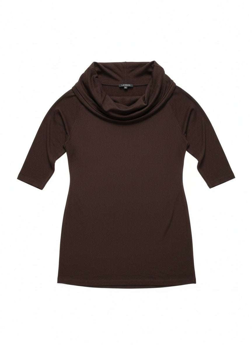 Ralph Lauren kjóll í súkkulaðibrúnu (M)