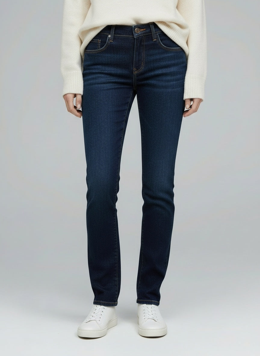 Close-up of the model's lower body wearing Guess gallabuxur (30)